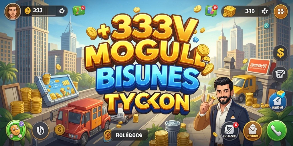 Tampilan gameplay seru dengan strategi manajemen bisnis.