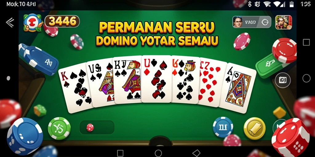 Tampilan gameplay Domino yang menarik di 3446.