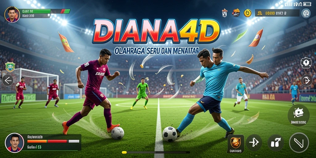 Gameplay seru di DIANA4D dengan variasi olahraga.