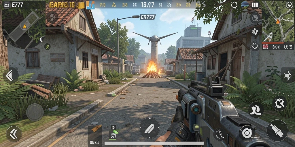 Tampilan gameplay <strong>ER777</strong> yang dinamis dan mendebarkan.