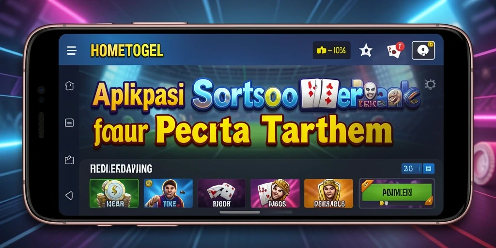 Tampilan utama HOMETOGEL menampilkan antarmuka taruhan yang dinamis.