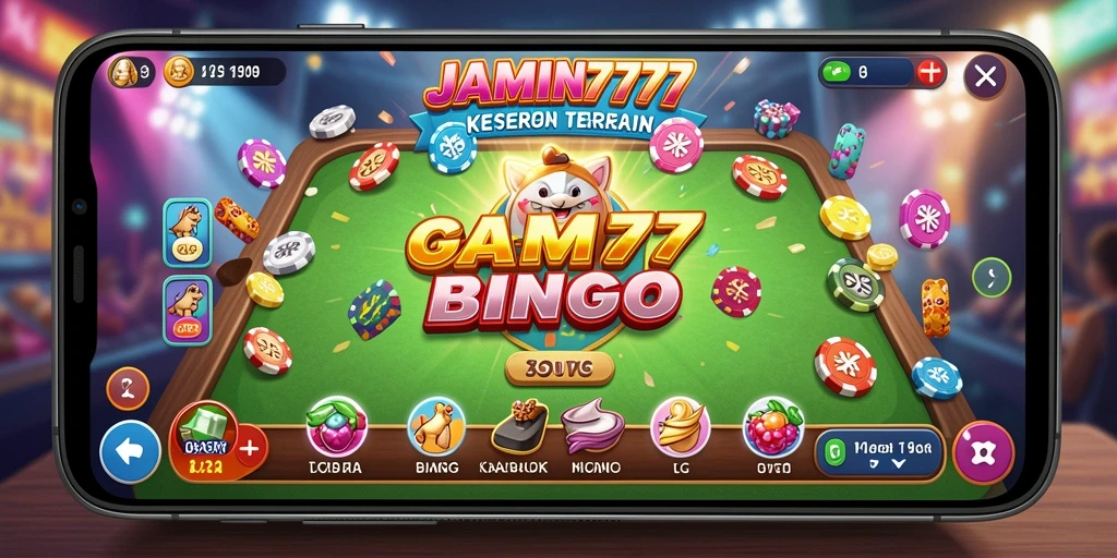 Tampilan gameplay Bingo yang seru dan interaktif.