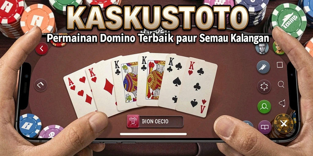 Screenshot gameplay KASKUSTOTO yang menunjukkan keseruan bermain Domino.