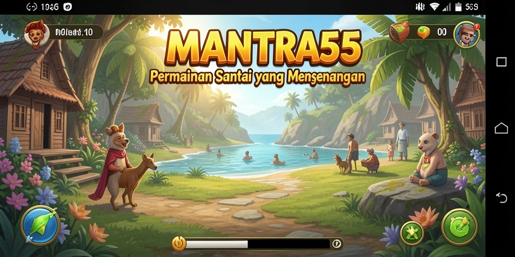 Screenshot gameplay <strong>MANTRA55</strong> yang menunjukkan keseruan permainan santai.