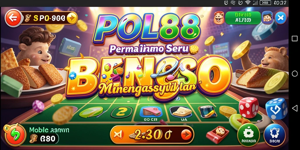 Tampilan gameplay Bingo yang menarik dan penuh warna di POL88.