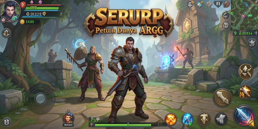 Tampilan gameplay SERURP yang mendebarkan dan grafis menawan.