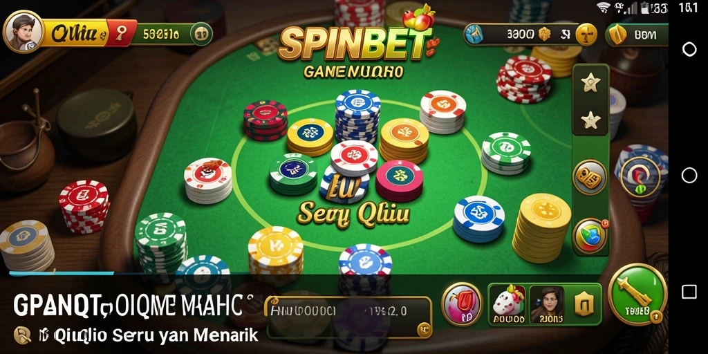 Tampilan gameplay QiuQiu yang menarik dalam SPINBET.