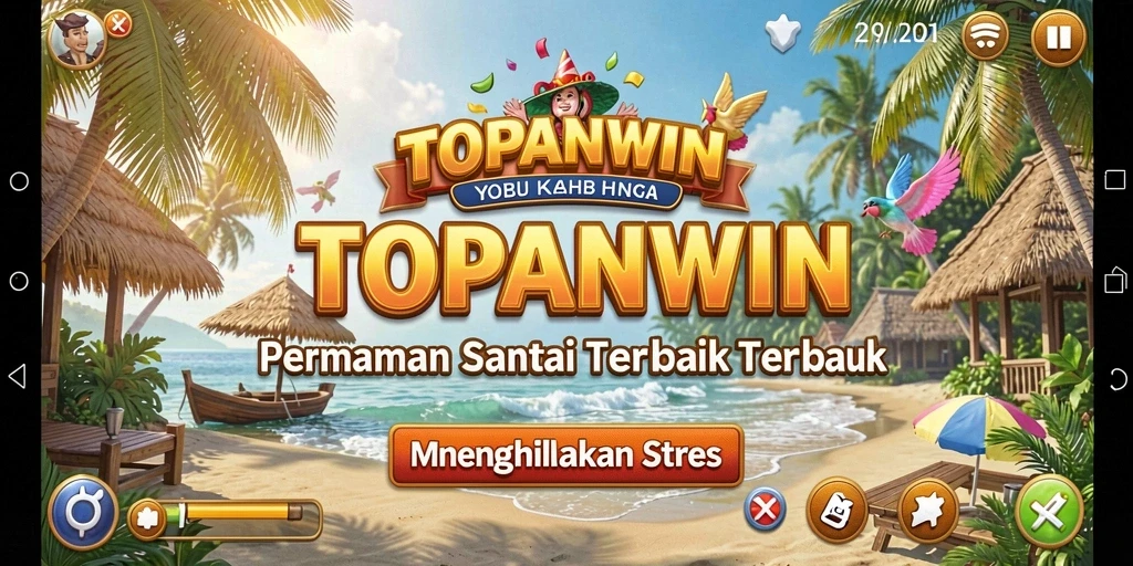 Tampilan screenshot TOPANWIN menampilkan gameplay yang penuh warna dan seru.